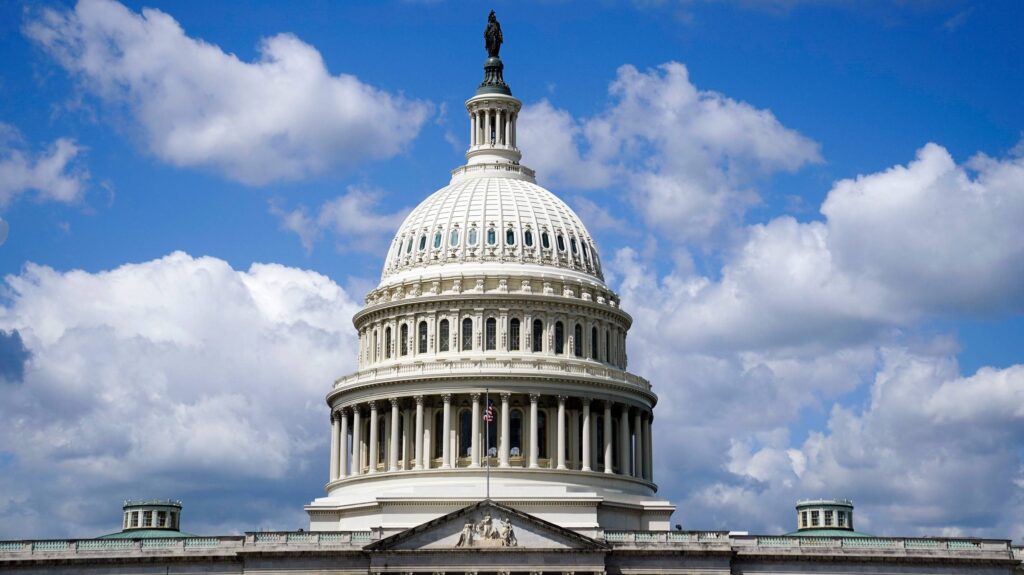 senate-bans-members-and-staff-from-prediction-market-trading Pictured: A view of the United States Capitol.