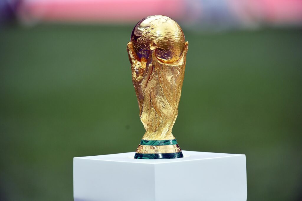 https://predictionpro.com/uncategorized/auto-draft Pictured: FIFA World Cup Trophy.
